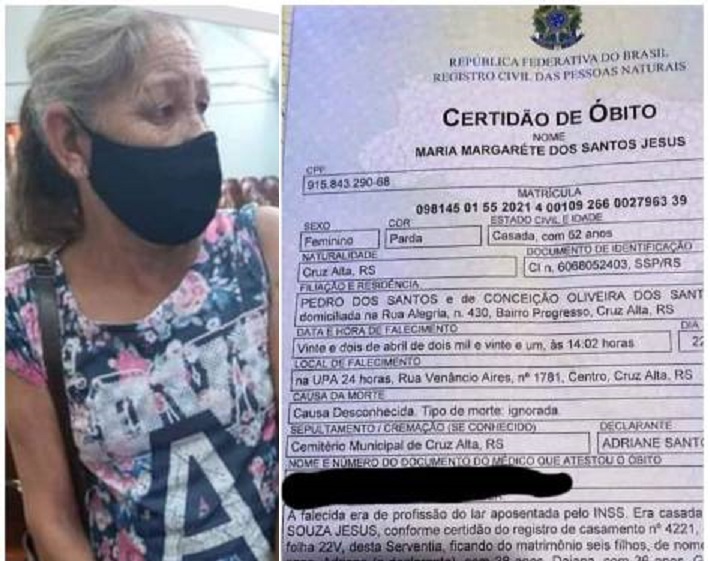 Declarada morta em UPA de Cruz Alta, mulher é levada viva ao Hospital de Caridade de Ijuí – RPI – Rádio Progresso de Ijuí